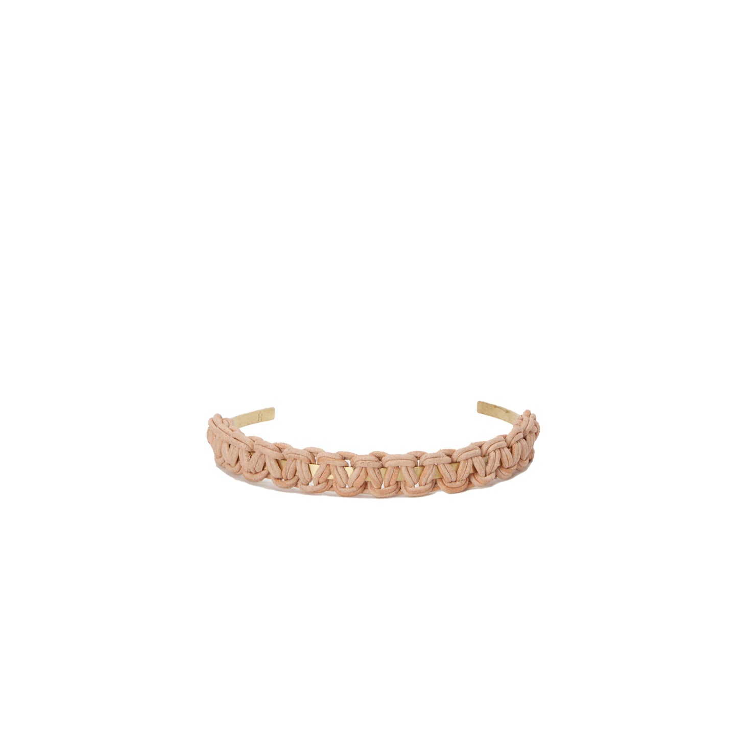 Knitted bangle S_natural_Hender Scheme