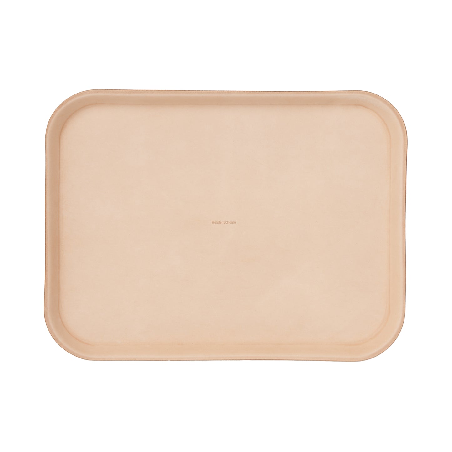 leather tray L #natural