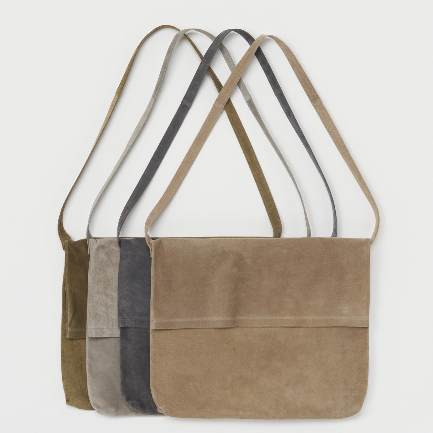 Pig flap shoulder bag big_beige_Hender Scheme