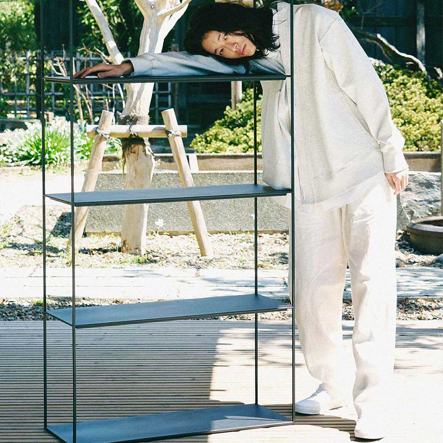 y-COLLAR JUDO SWEAT HEATHER M