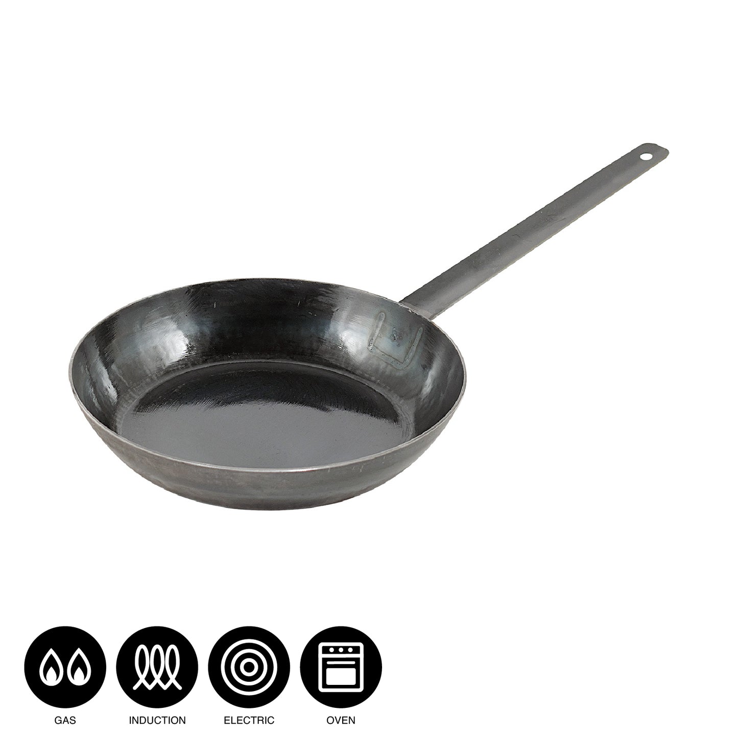KAMA-ASA Hammered Iron Frying Pan 26cm