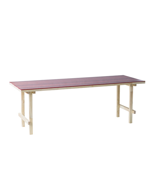 FLAT TABLE raftered 2050 <RED>