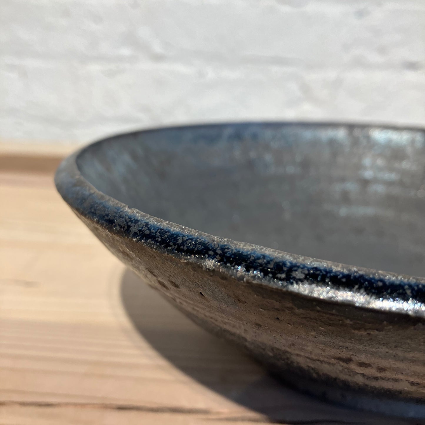 Shohei Ono9 Black glaze Plate