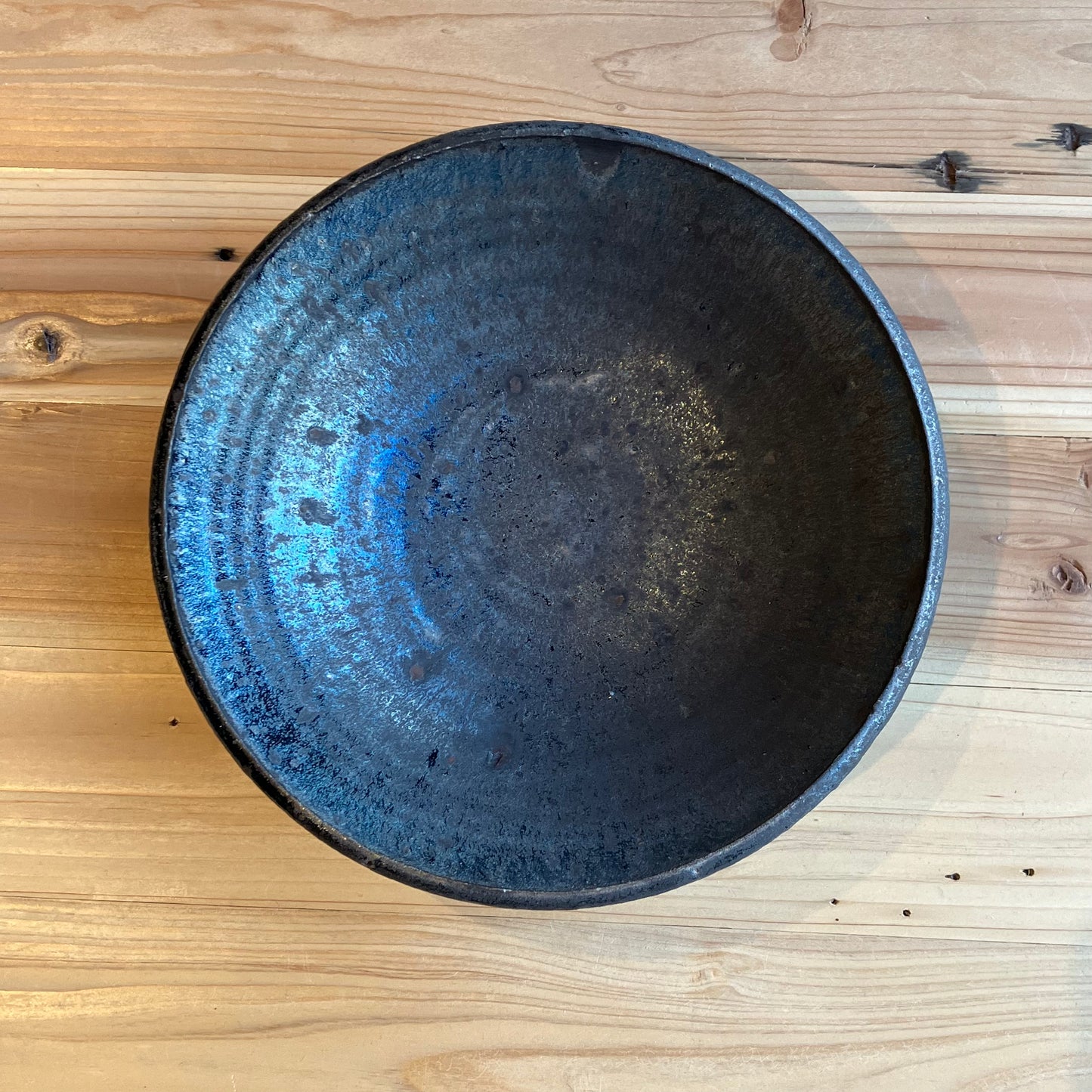 Shohei Ono9 Black glaze Plate