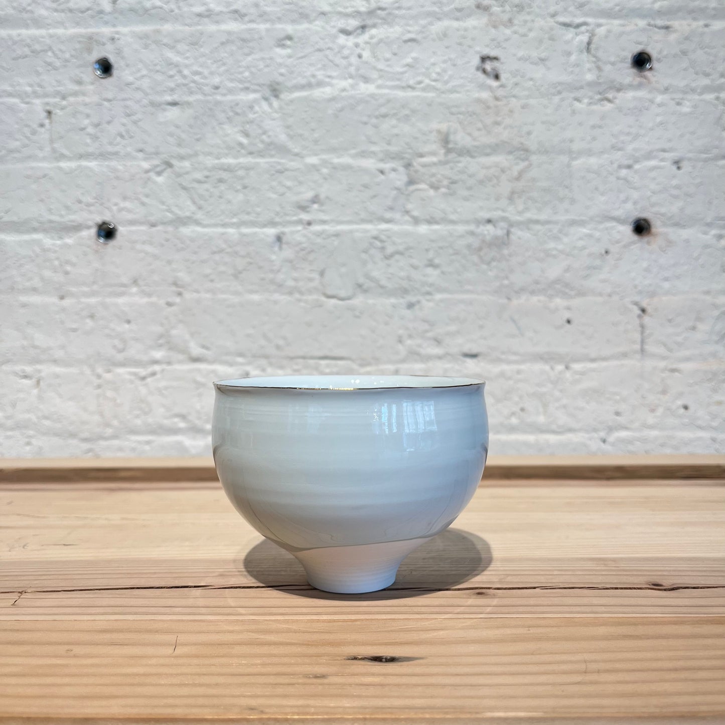 White & Gold Bowl (small)