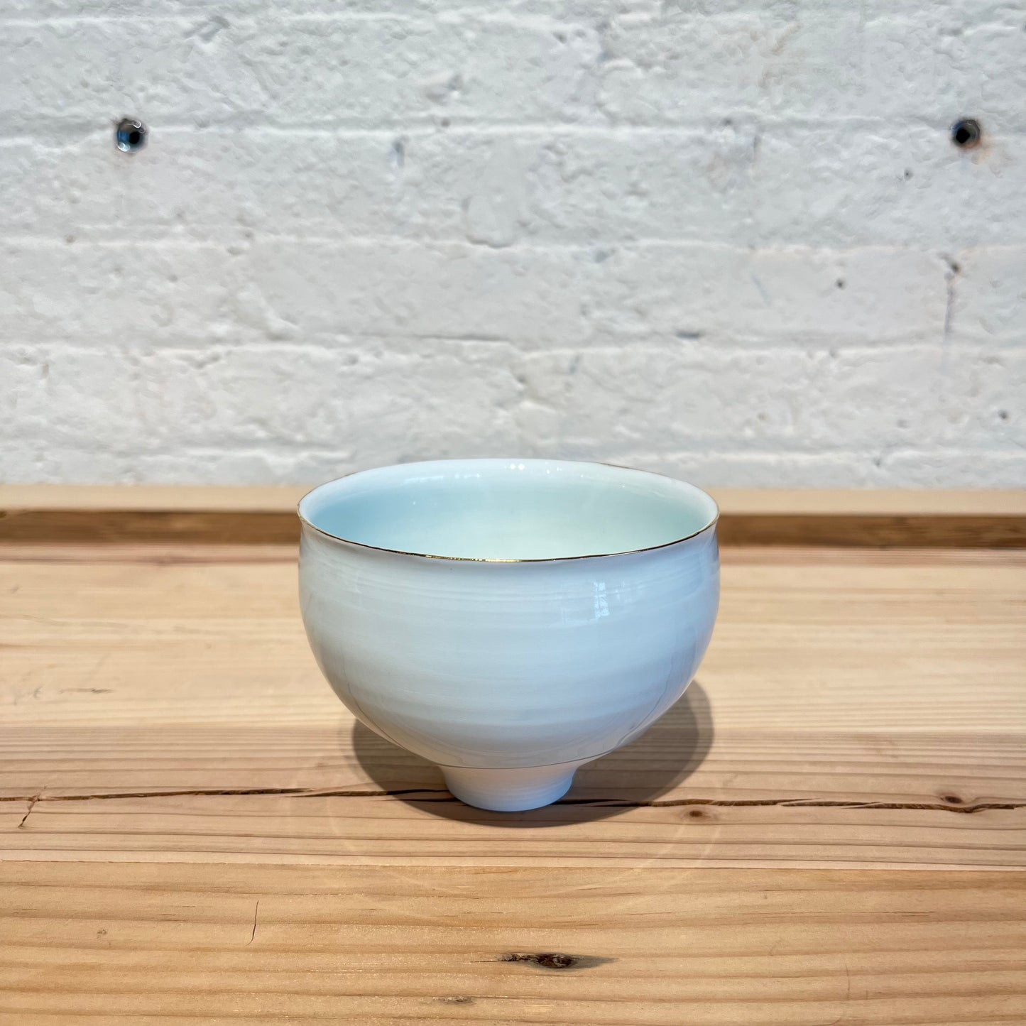 White & Gold Bowl (small)