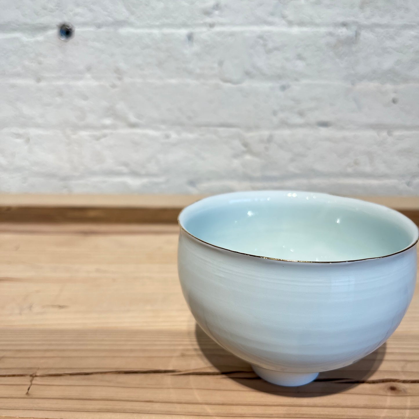 White & Gold Bowl (small)