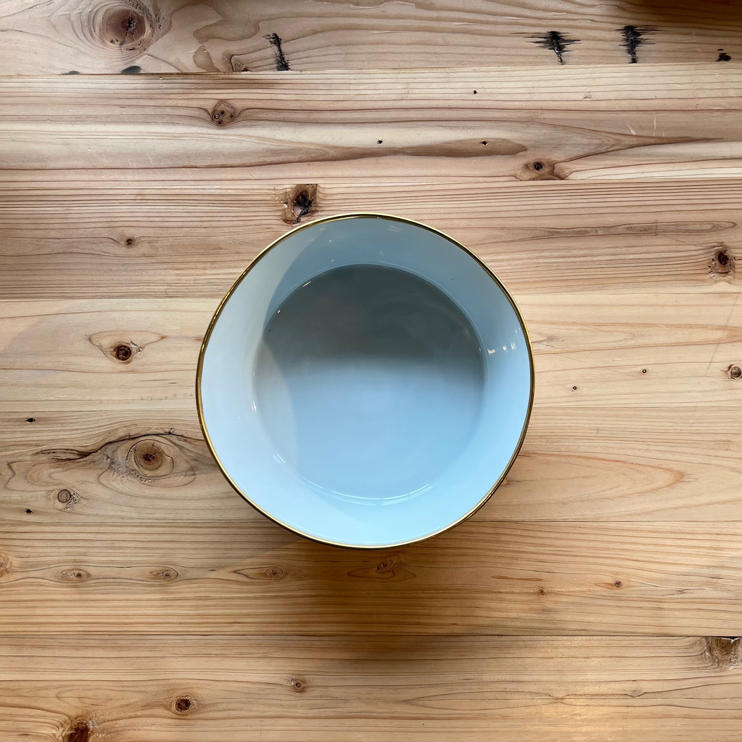 White & Gold deep bowl <original>