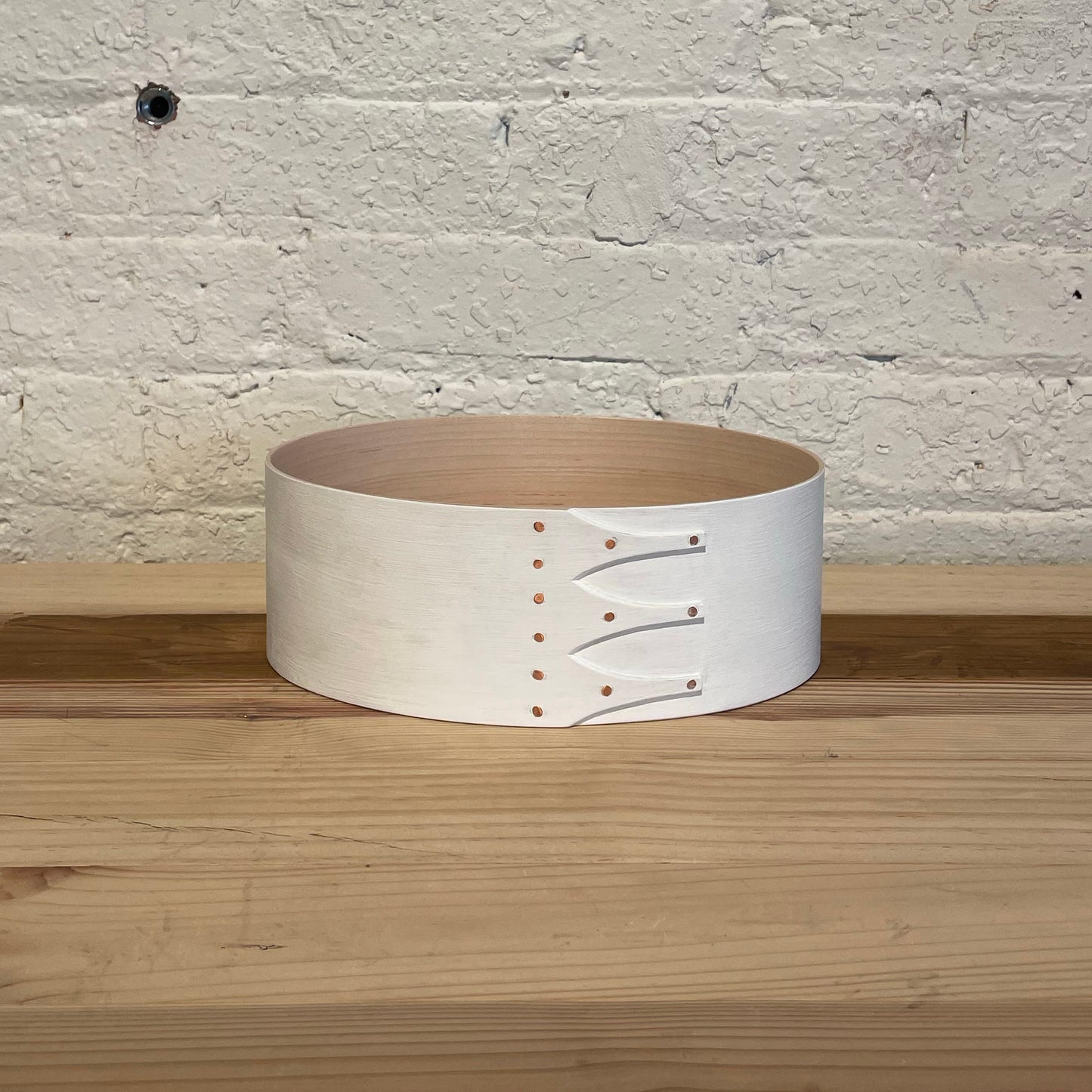 OVAL BOX milkpaint white #4