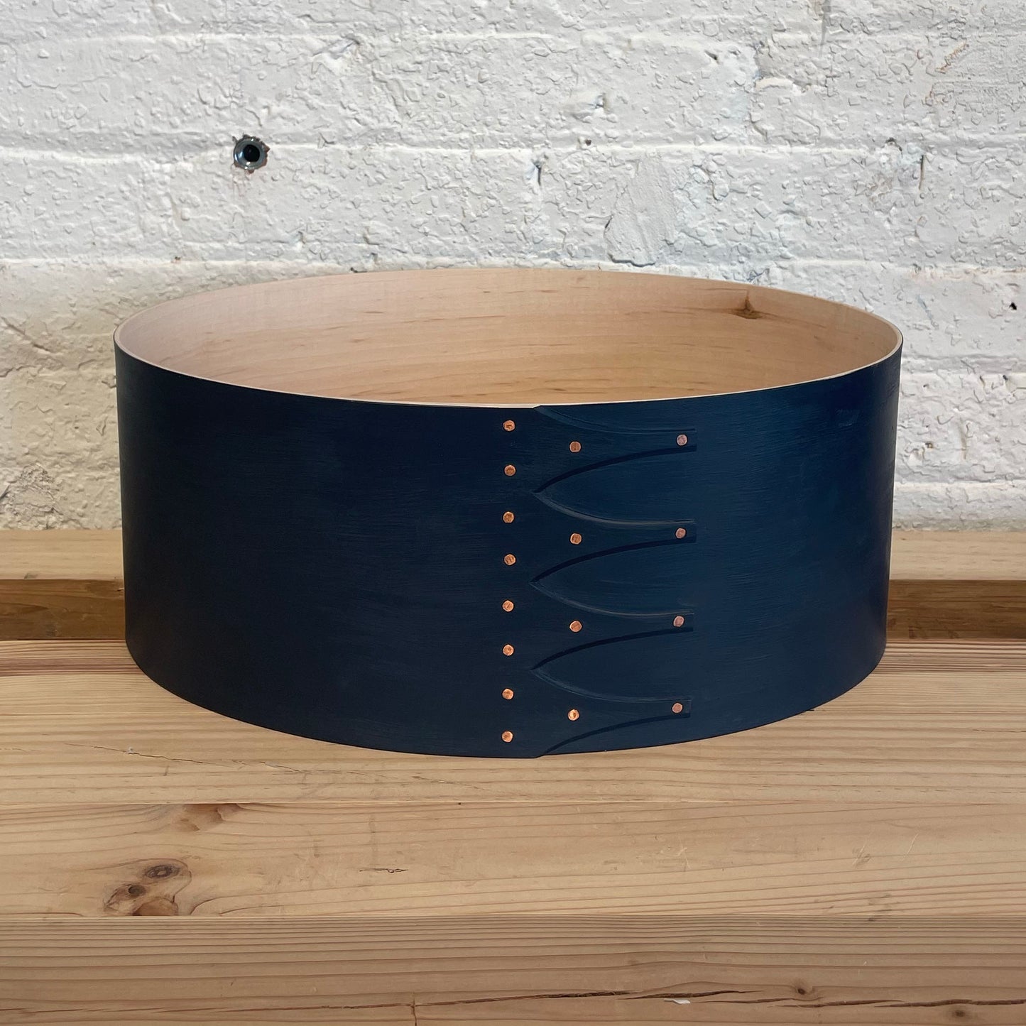 OVAL BOX navy #8