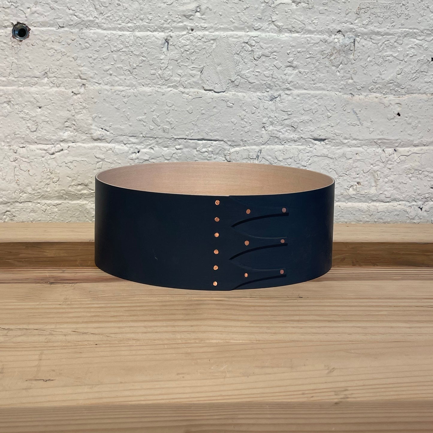 OVAL BOX navy #4