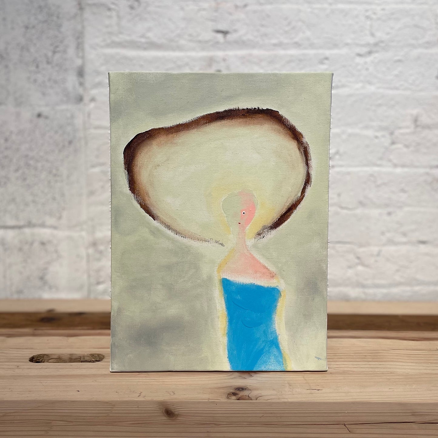 ART "Blue dress and her"