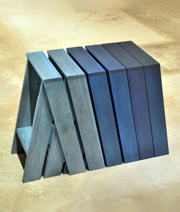 AA STOOL<Middle indigo>