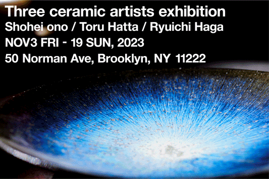 Three ceramic artists exhibition