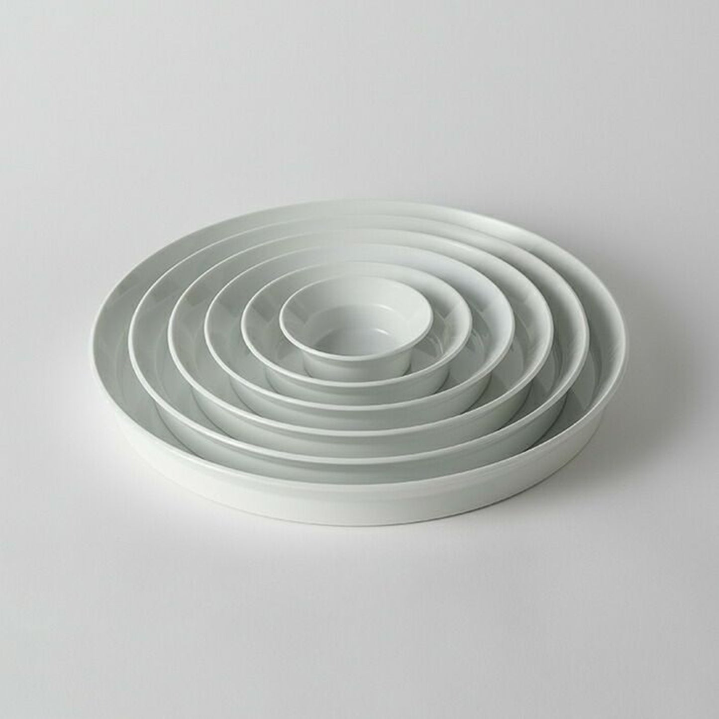 TY Round Deep Plate 200 White