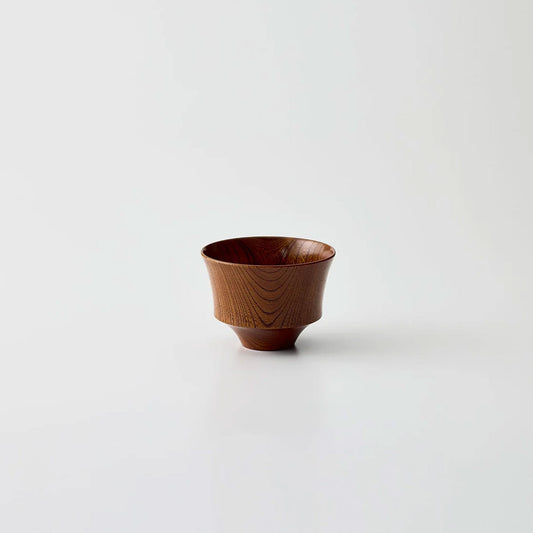 TSUMUGI Soup Bowl Spindle Shape Lacquer Finish