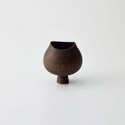 AEKA Object Footed Vase L Black