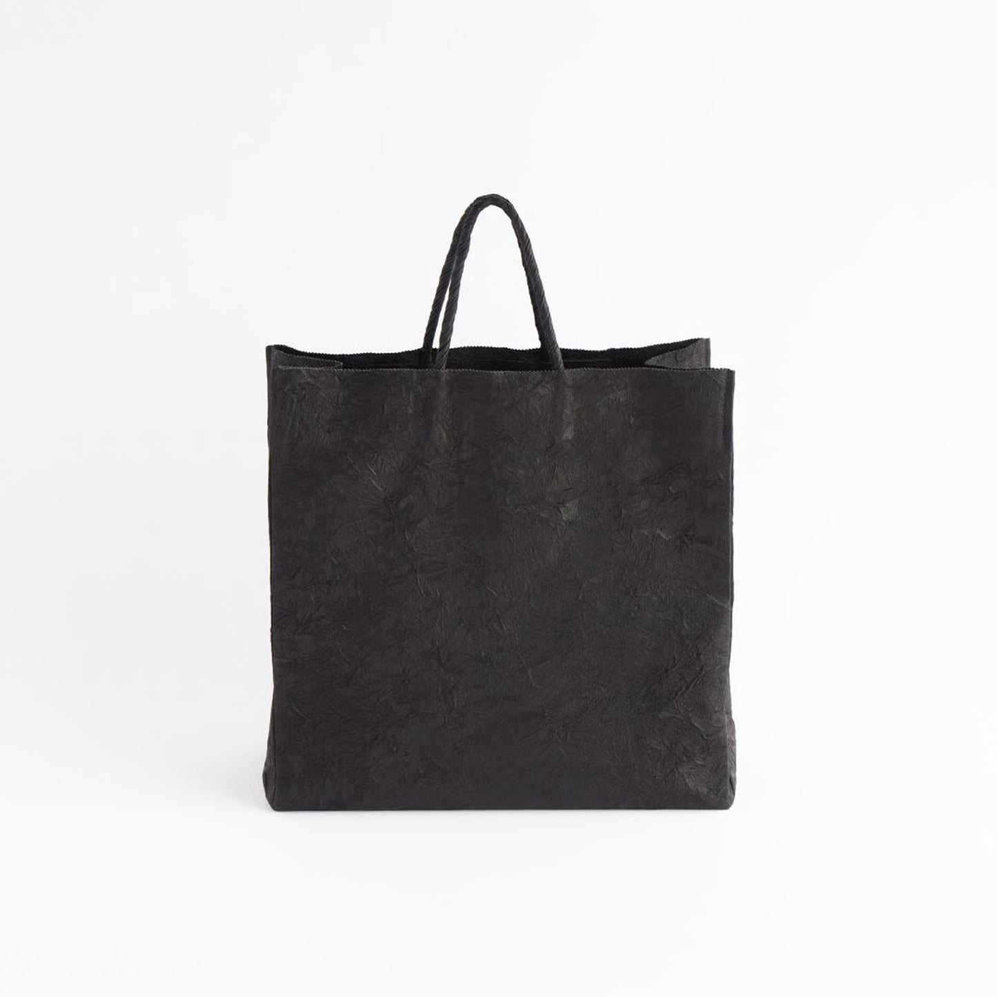 PAPER TOTE BAG  L BLACK