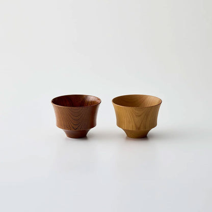 TSUMUGI Soup Bowl Spindle Shape Lacquer Finish