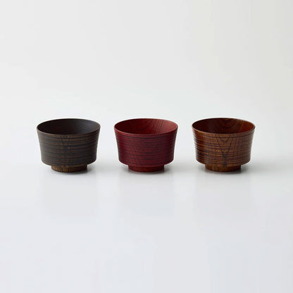 Decorated Bowl Random Carved Lines Black