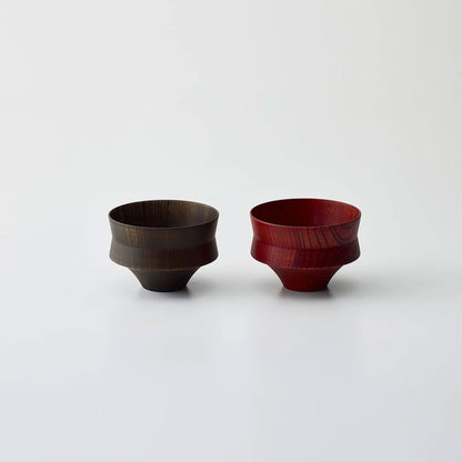 TSUMUGI Soup Bowl Pestle Shape Black