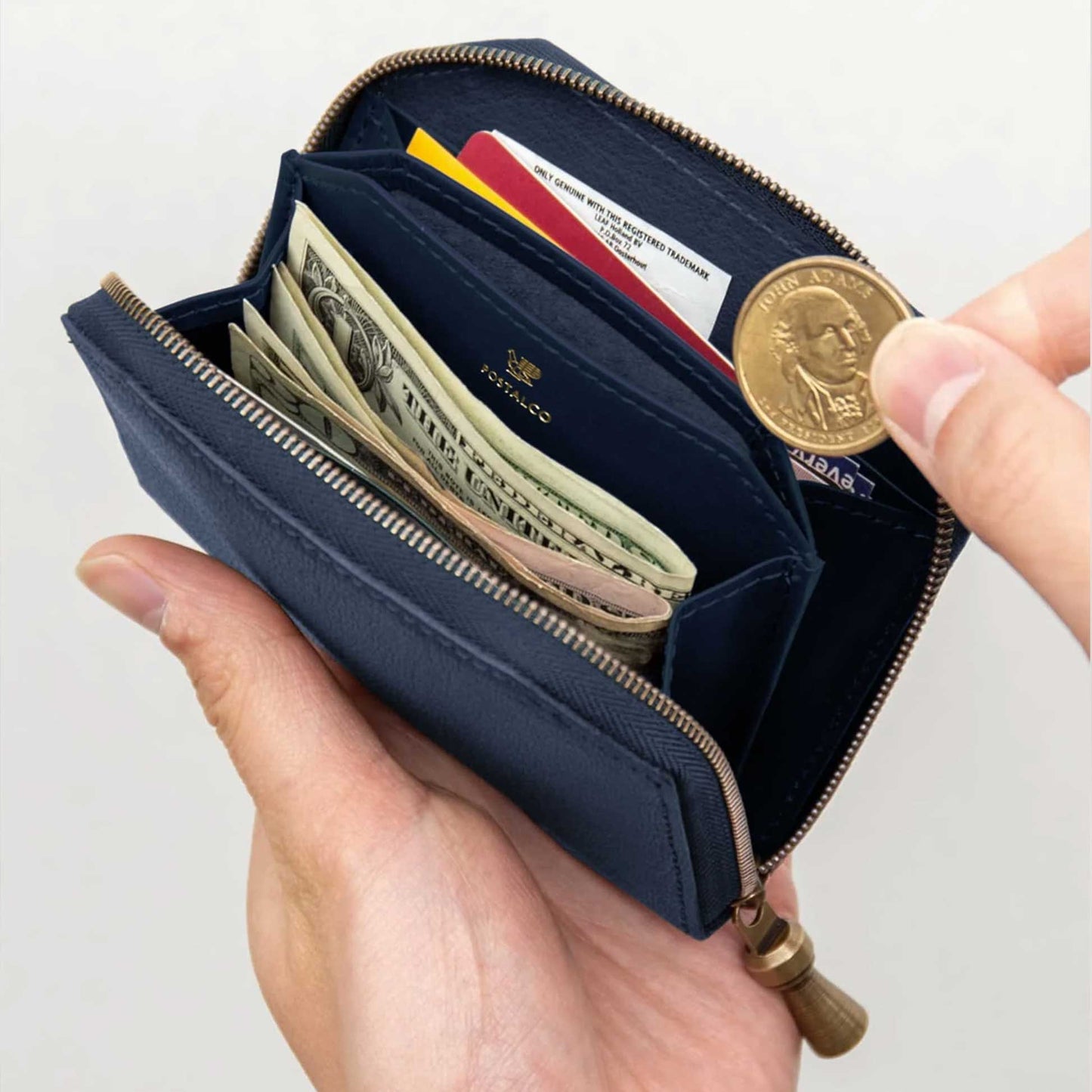 Kettle Zipper Wallet Thin Shade Gray