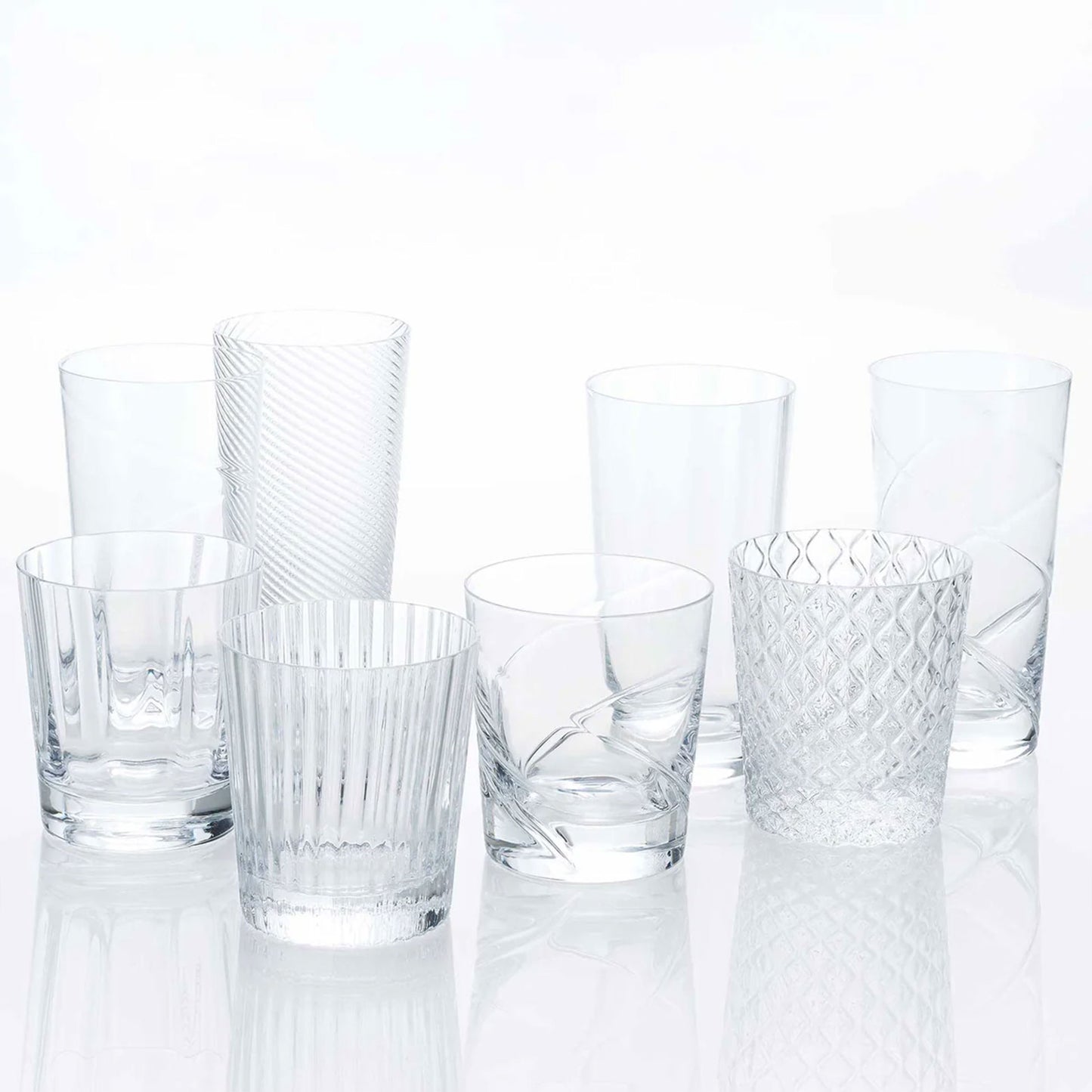 Kirameki Glass (Twist) - 300ml (10.1oz) Clear