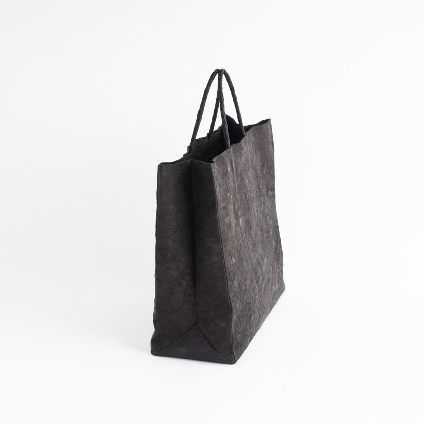 PAPER TOTE BAG  L BLACK