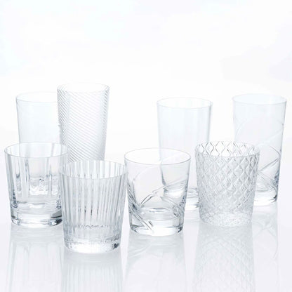Kirameki Glass (Grid) - 4.7 ozClear