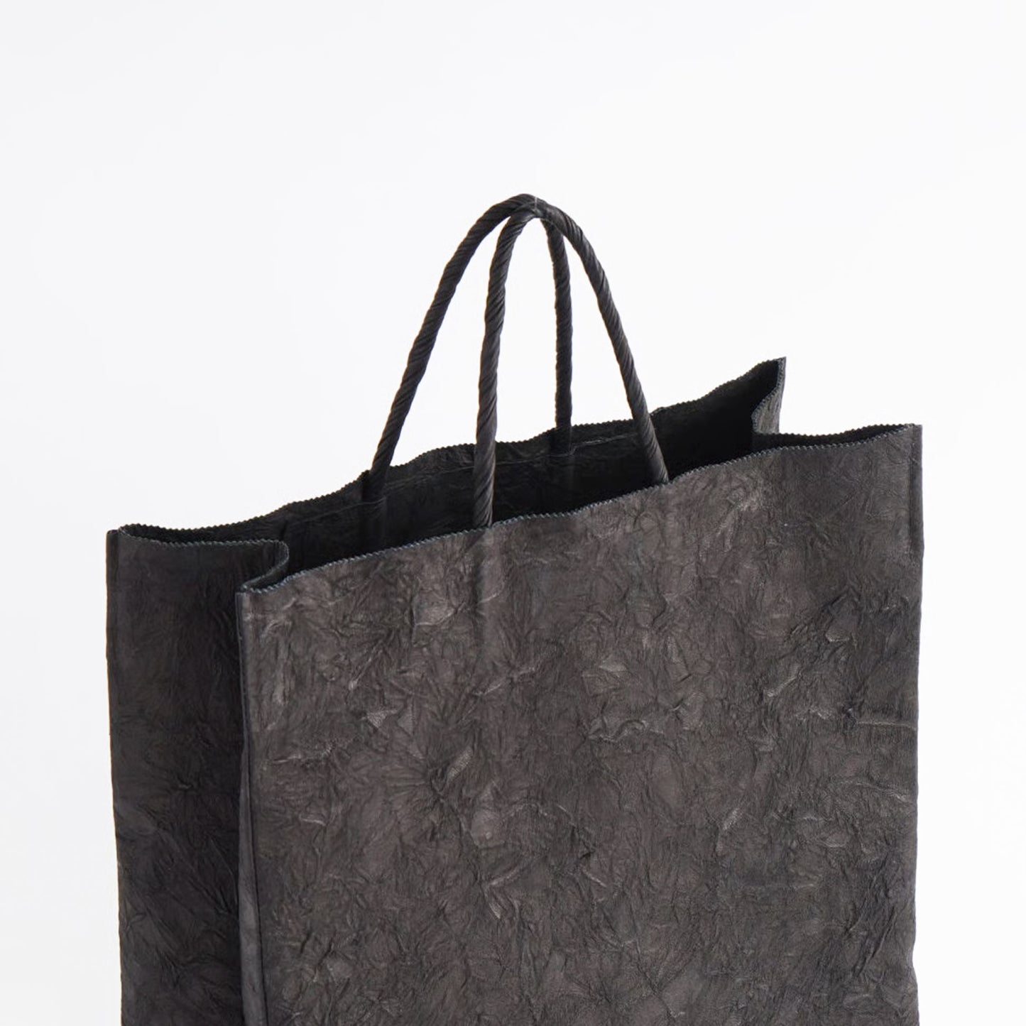 PAPER TOTE BAG  L BLACK