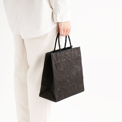 PAPER TOTE BAG  M BLACK