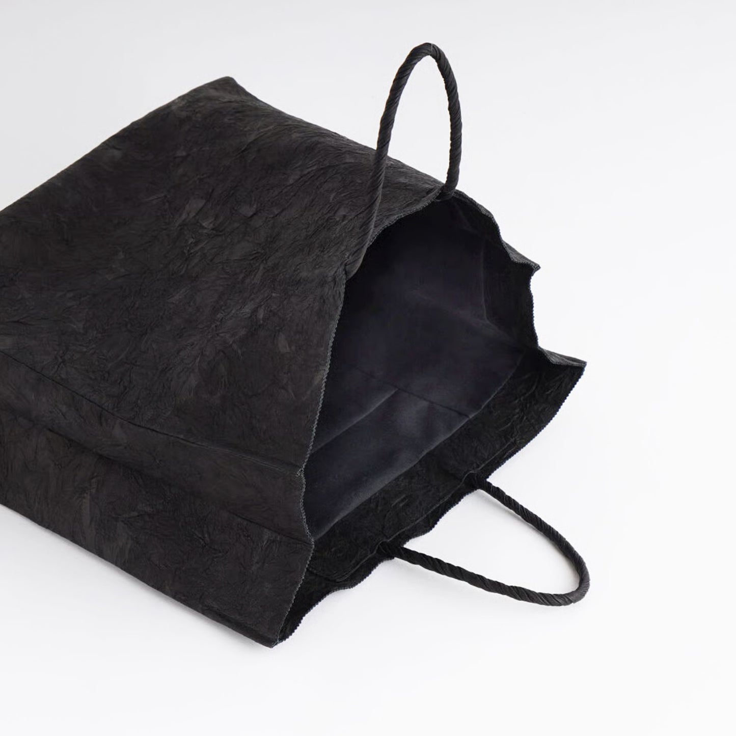 PAPER TOTE BAG  L BLACK