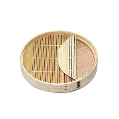 Umezawa traditional magewappa bentwood soba noodle plate made of natural cedar