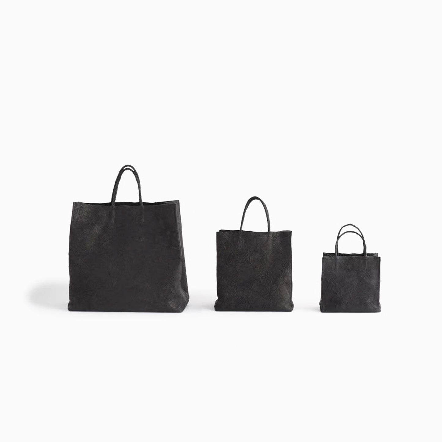 PAPER TOTE BAG  M BLACK