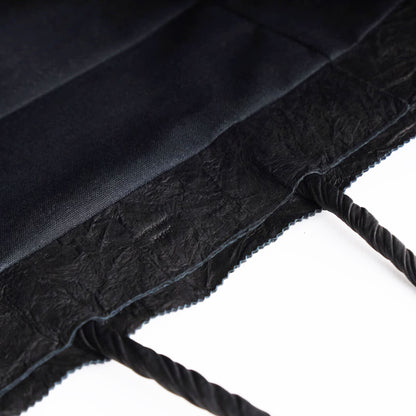 PAPER TOTE BAG  L BLACK