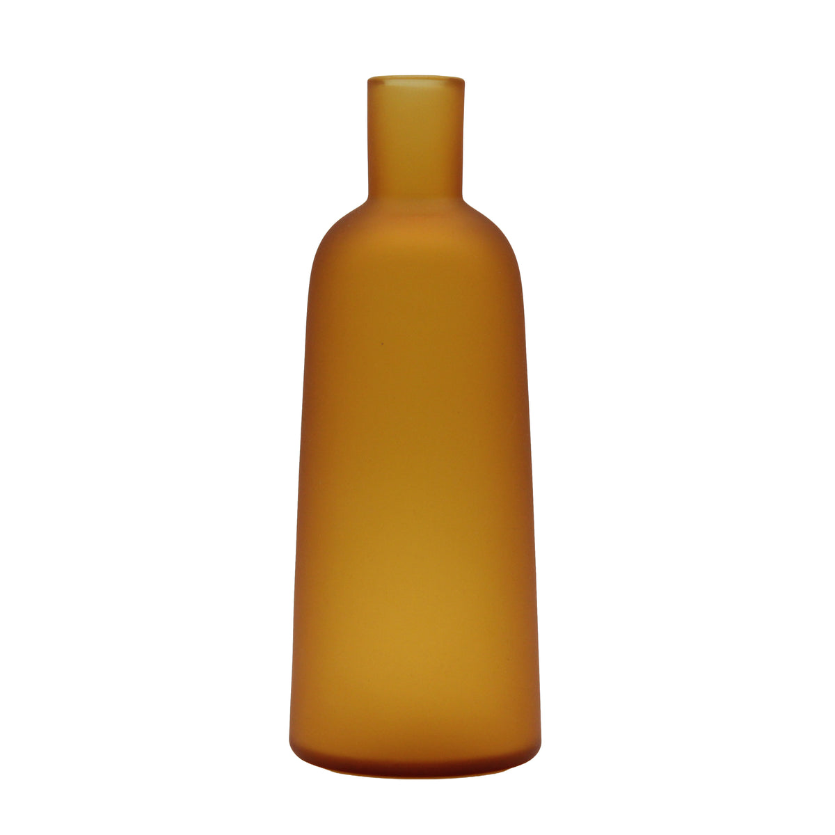 Frost vase Tall Amber