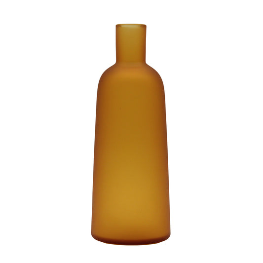 Frost vase Tall Amber