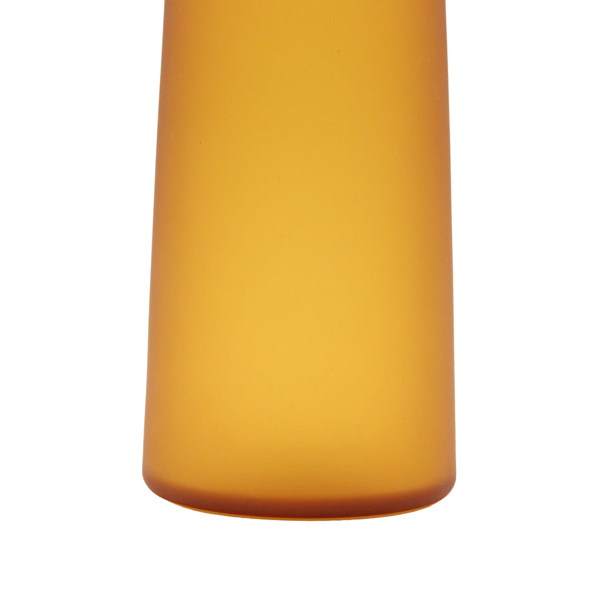 Frost vase Tall Amber
