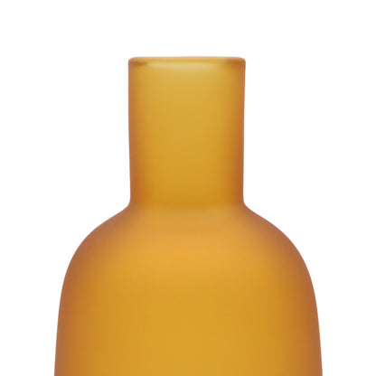 Frost vase Tall Amber