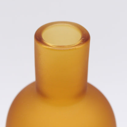 Frost vase Tall Amber