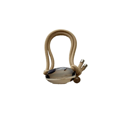 91_Hair tie-natural stone