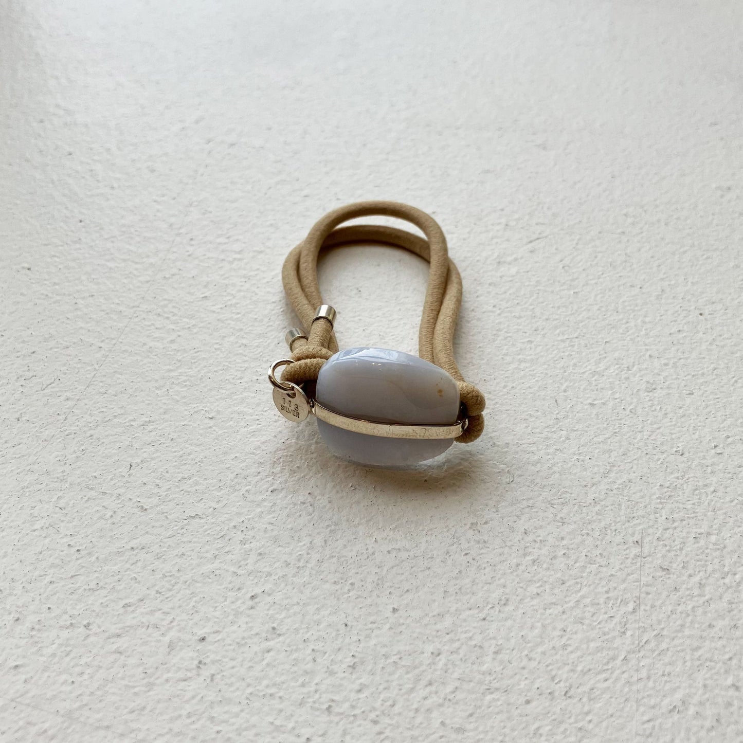 91_Hair tie-natural stone