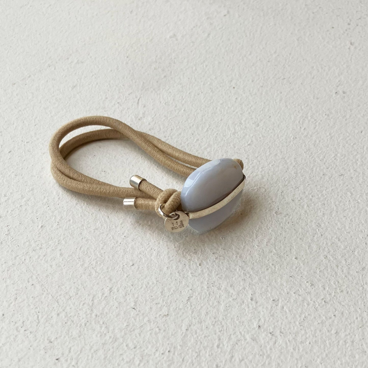 91_Hair tie-natural stone