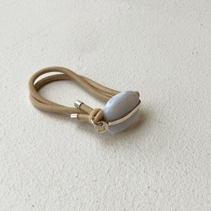 91_Hair tie-natural stone