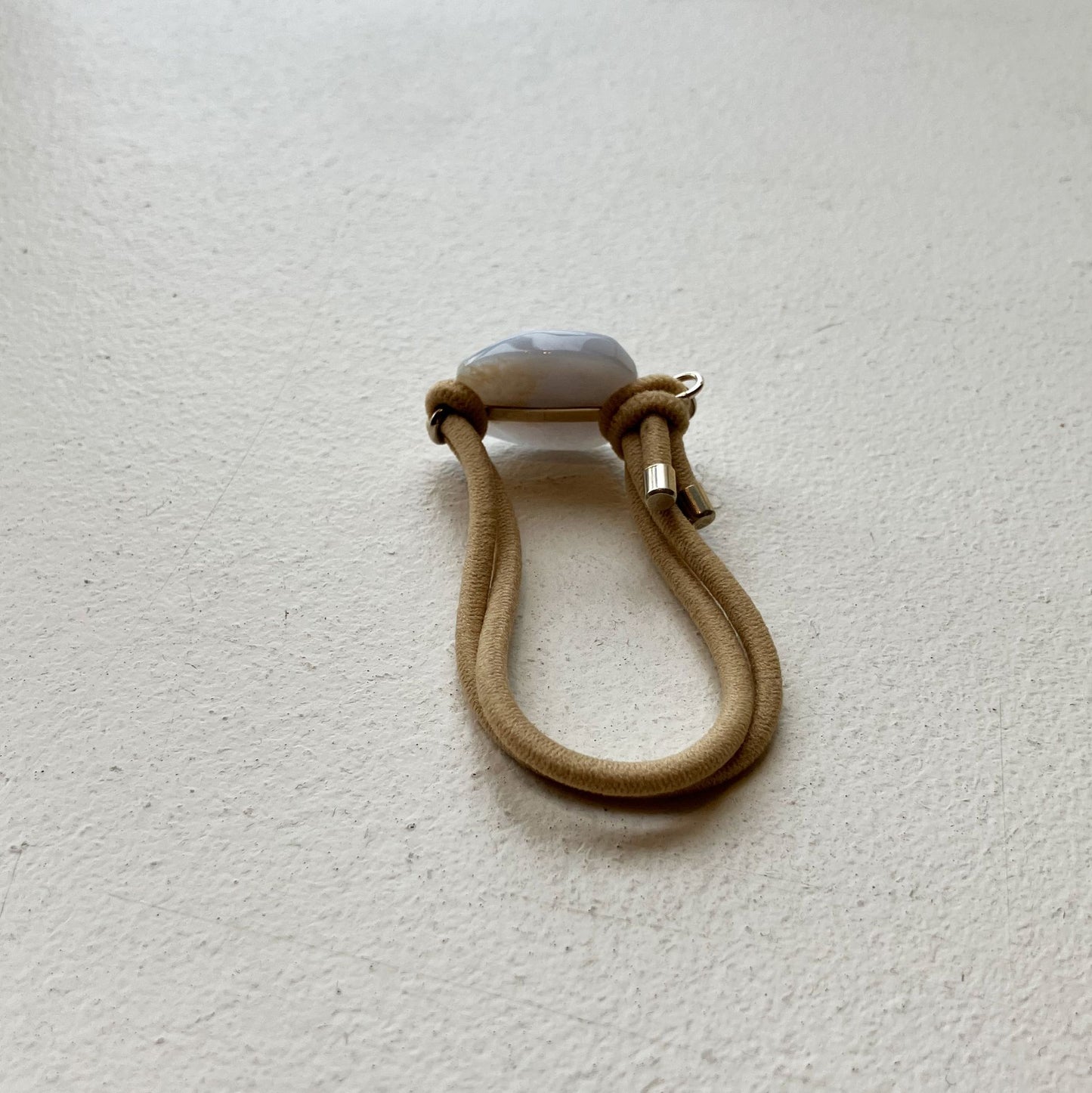 91_Hair tie-natural stone