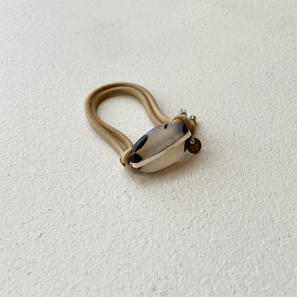 91_Hair tie-natural stone