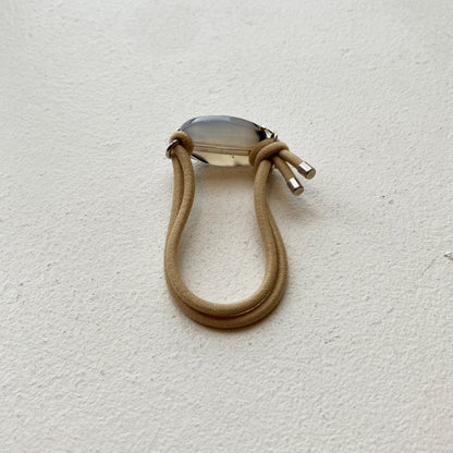 91_Hair tie-natural stone