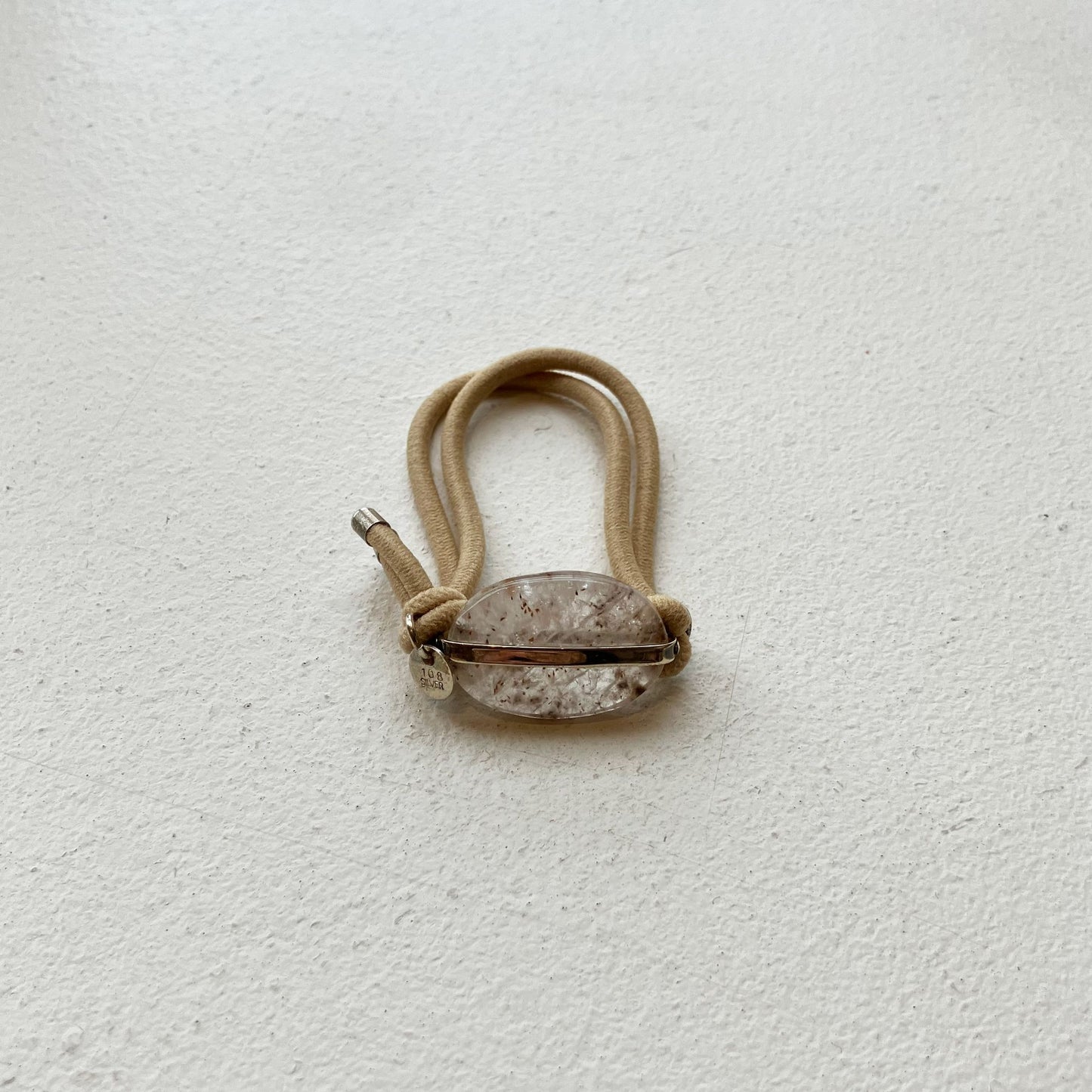 91_Hair tie-natural stone