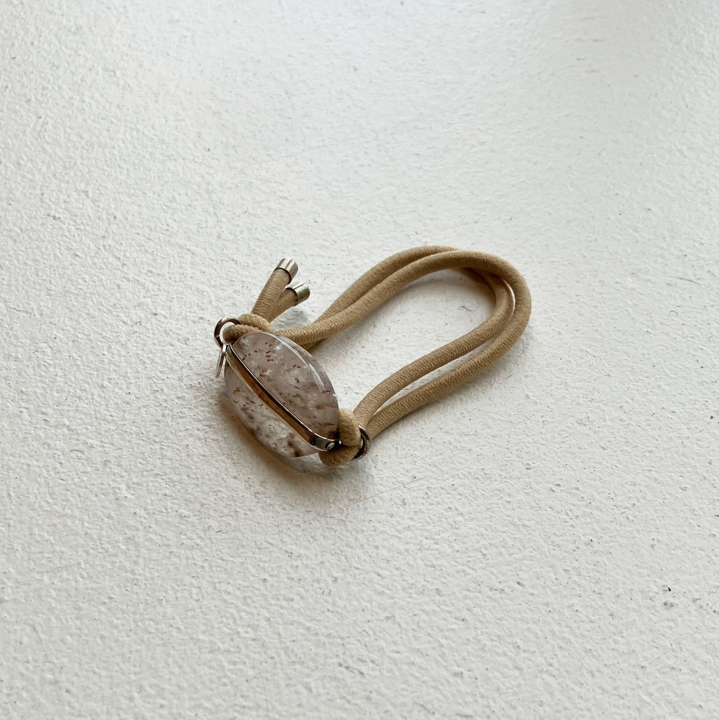 91_Hair tie-natural stone
