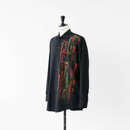Vintage Men's Wool Gabardine Shirt_1990s_609｜Y's for men